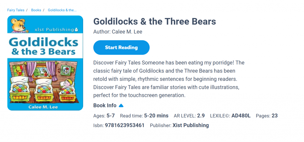 Goldilocks & the Three Bears