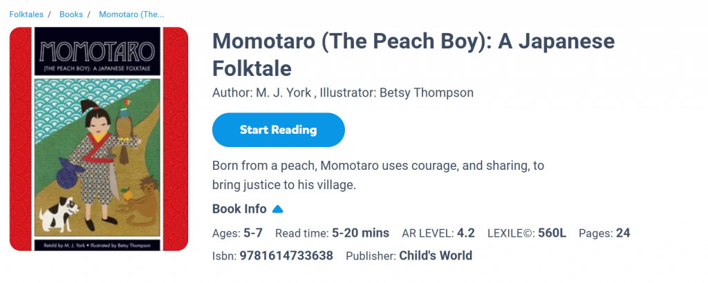 Momotaro (The Peach Boy):