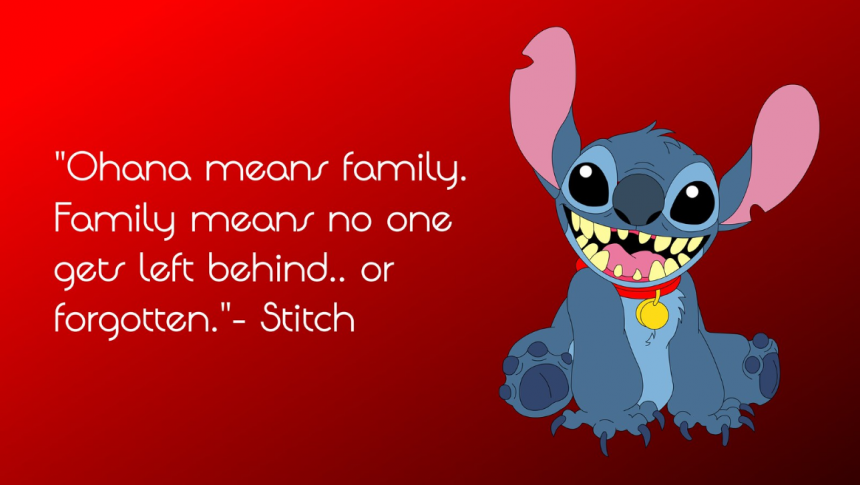 Lilo and Stitch Quote: Ohana Means Family [Read Aloud Online]
