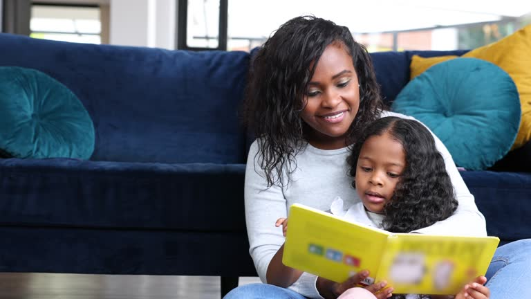 Child enjoying a book